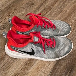 Nike Red & Grey Sneakers